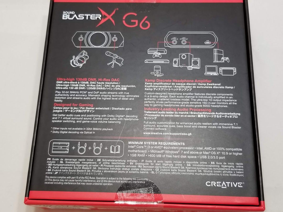 メタラーのヘッドホンブログ Creative Sound Blasterx G6のレビュー メタラーのヘッドホンブログ Creative Sound Blasterx G6のレビュー