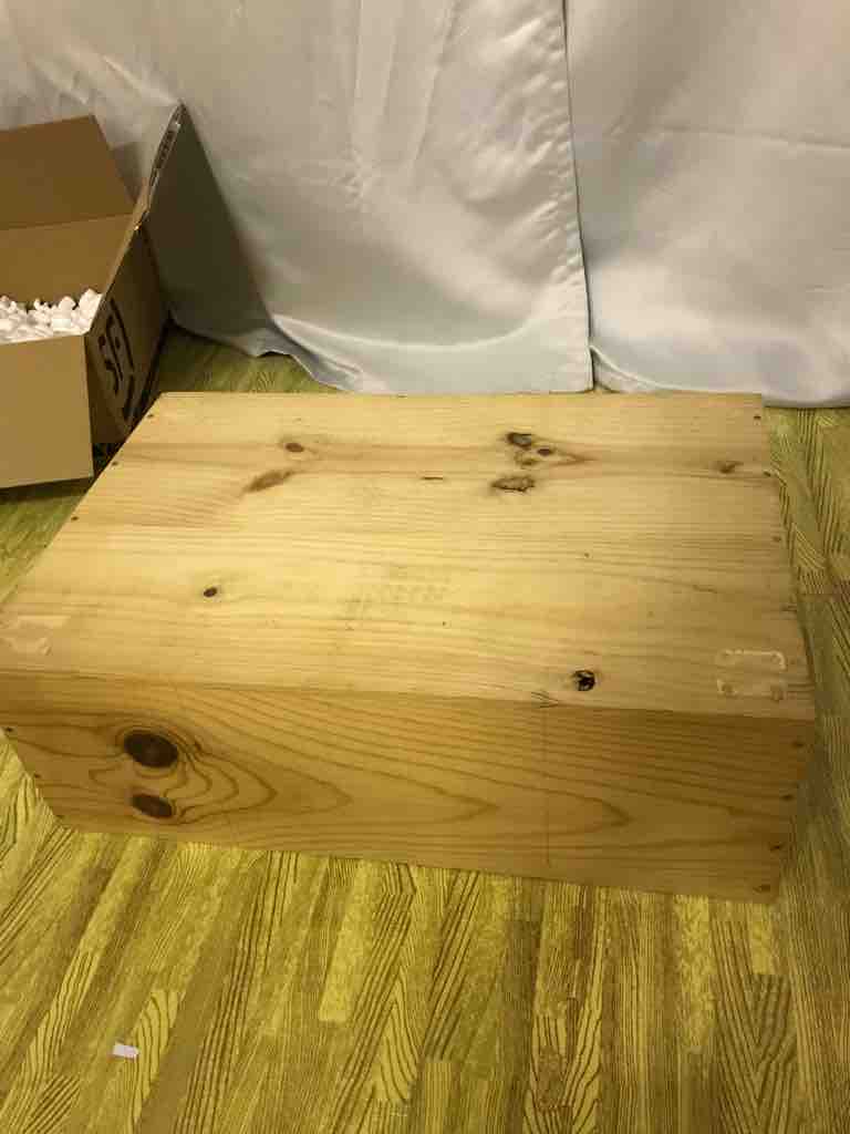 Diy ワインボックスでトイレの踏み台 Healthy Mind In 香港