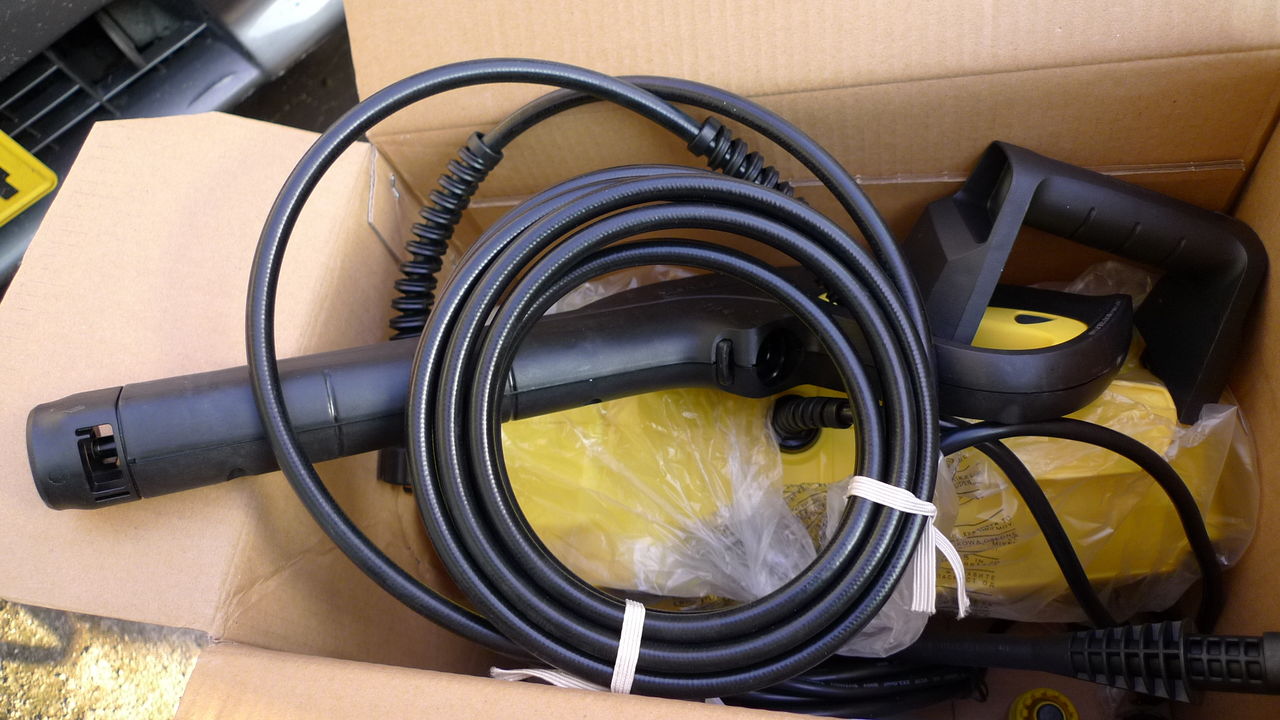 KARCHER 高圧洗浄機 K2.020 + 給水ホース + 追加ノズル2個付き 家庭