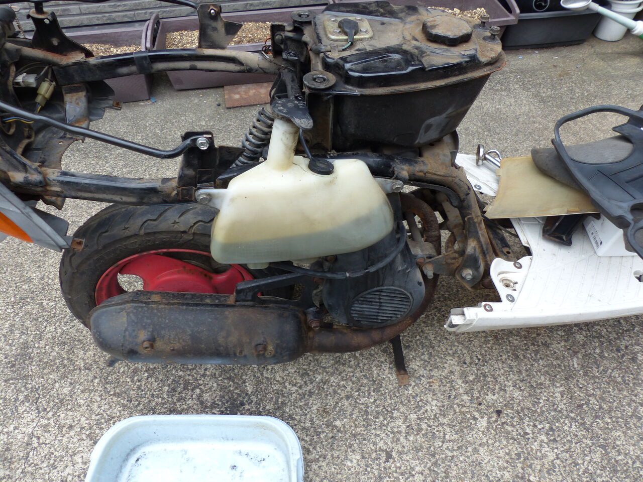 チャンプｃｘ ガソリンタンク交換 キャブｏｈ はーとさんの独り言