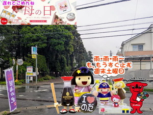 雨の週末土曜の野田パワスポ