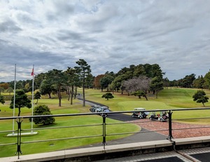 ゴルフ場でコンペ