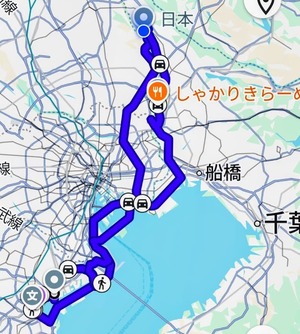 ノスタルジック2Daysの走行図