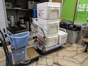 生ビールサーバー準備