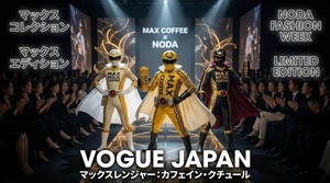 野田発祥のマックスコーヒーがファッション業界で採用