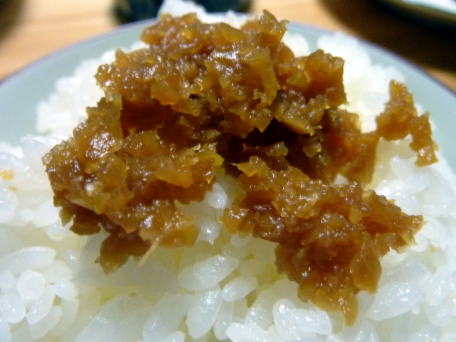 ライス・オン・ザ・おり漬けしょうが