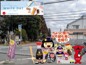 野田パワスポの2月下旬は雲が厚めで寒い金曜日