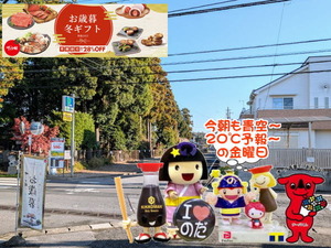 野田パワスポ|20度予報の11月下旬