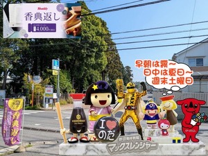 野田市｜霧の後は夏日の週末と野田ゆるキャラ