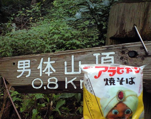 筑波山男体山まで800m。以外に近いな!!