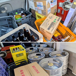 お酒・ビールの配達も滞り無くオールクリア
