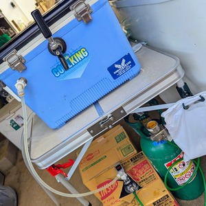 ご自宅で生ビールサーバーレンタルサービス・設置完了