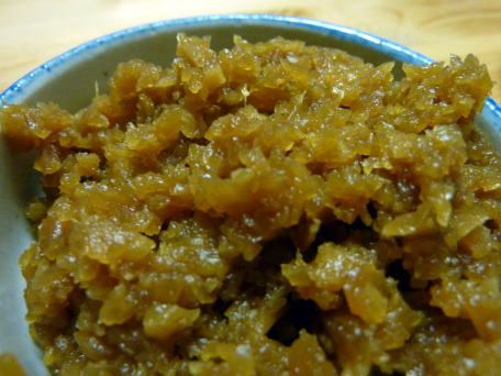 おり漬けしょうがの試食