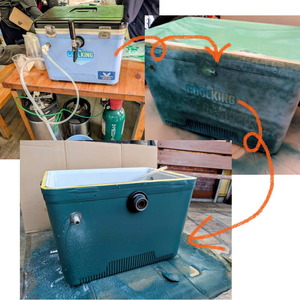 クーラーボックス型生ビールサーバー3号機