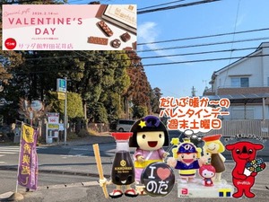 のだぱわすぽ|バレンタインデーの野田市の週末土曜日は快晴!!