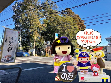 めっちゃ寒い朝の野田市