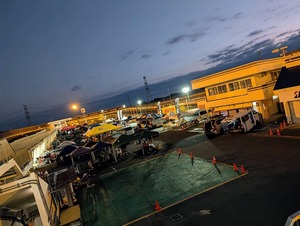 筑波サーキットの早朝