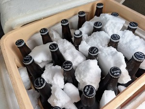 キンキン瓶ビールの配達