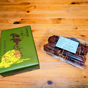 温泉饅頭と干し柿がお土産|伊香保編