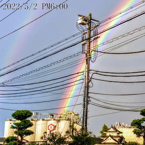 野田市都市伝説！キッコーマンから虹