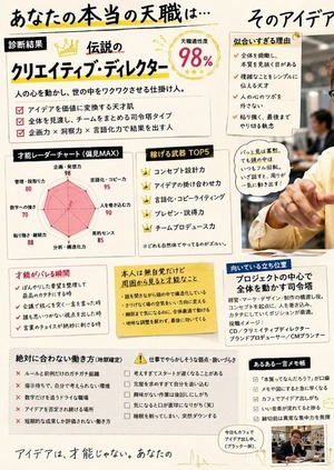 天職はクリエイティブディレクター
