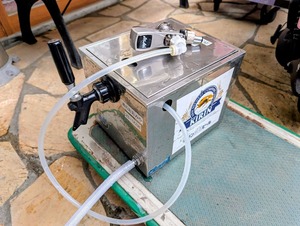 生ビールサーバー配達中