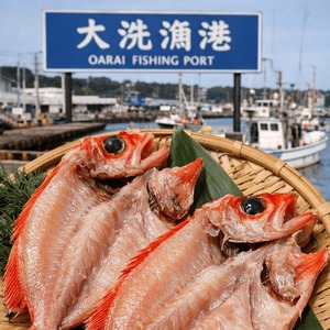 那珂湊・大洗でキンキの開き干物をゲット
