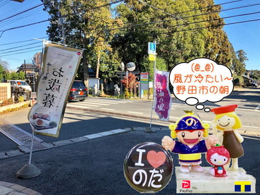 風が冷たい野田市