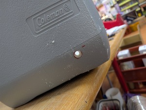 穴開けちゃったコールマン｜生ビールサーバー