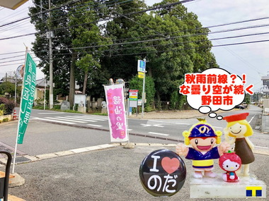 曇り空なパワースポット野田市