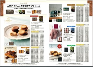 カタログギフト+スイーツorコーヒーギフトorタオルギフトのカタログ