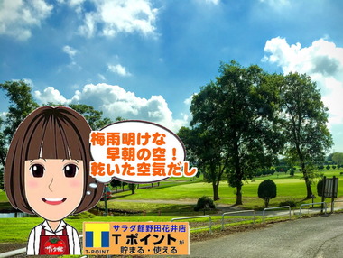 梅雨明けの野田市