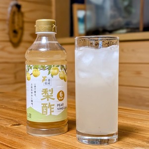 梨酢ソーダ｜甘くておいしい