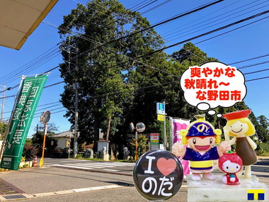 秋晴れなパワースポット野田市