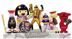野田市ゆるキャラとご当地ヒーロー