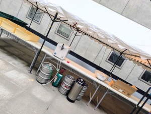 大学の生ビールサーバー配達