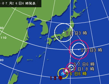 2018台風12号