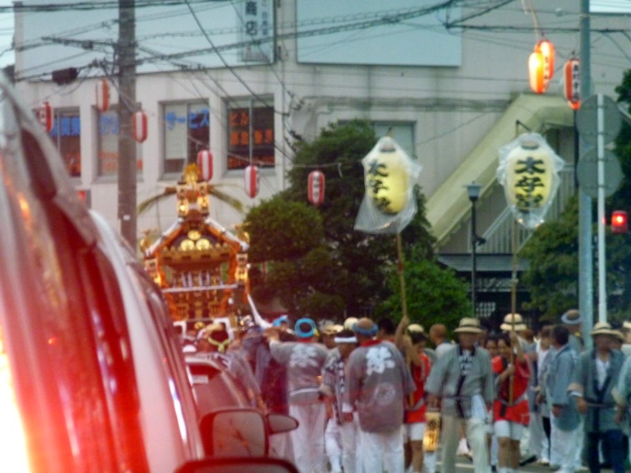 野田市・太子堂の祭礼も