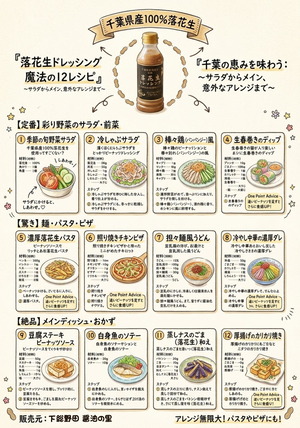 落花生ドレッシングレシピreshipi20264