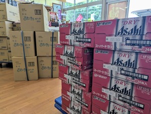 缶ビールも冷やしてお届けします