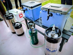 生ビールサーバー設置完了