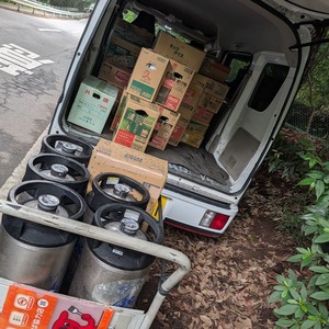 500人分の飲み物配達｜BBQ編