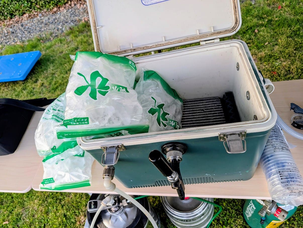 工業団地・社内で懇親BBQにも～クーラーボックス型生ビールサーバーが