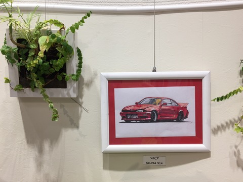 日産シルビア赤