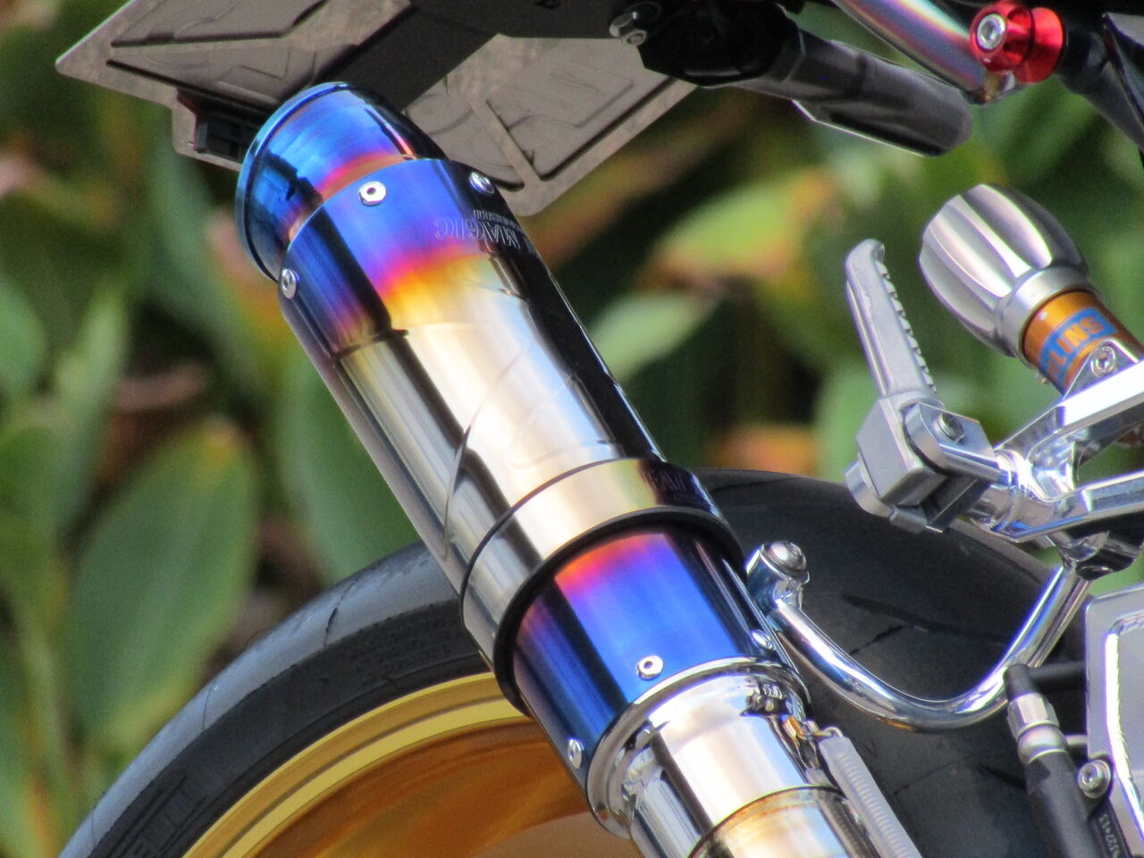 カワサキ Z900RS・Cafe オオニシヒートマジック チタンフルエキ