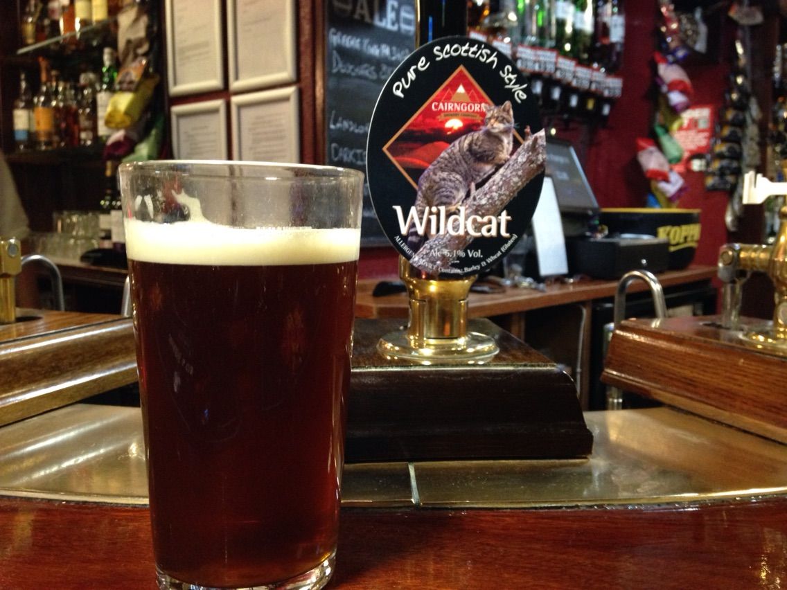 スコットランドのビール その6 Wildcat ワイルドキャット ヘザーとピート Am ボーデン湖