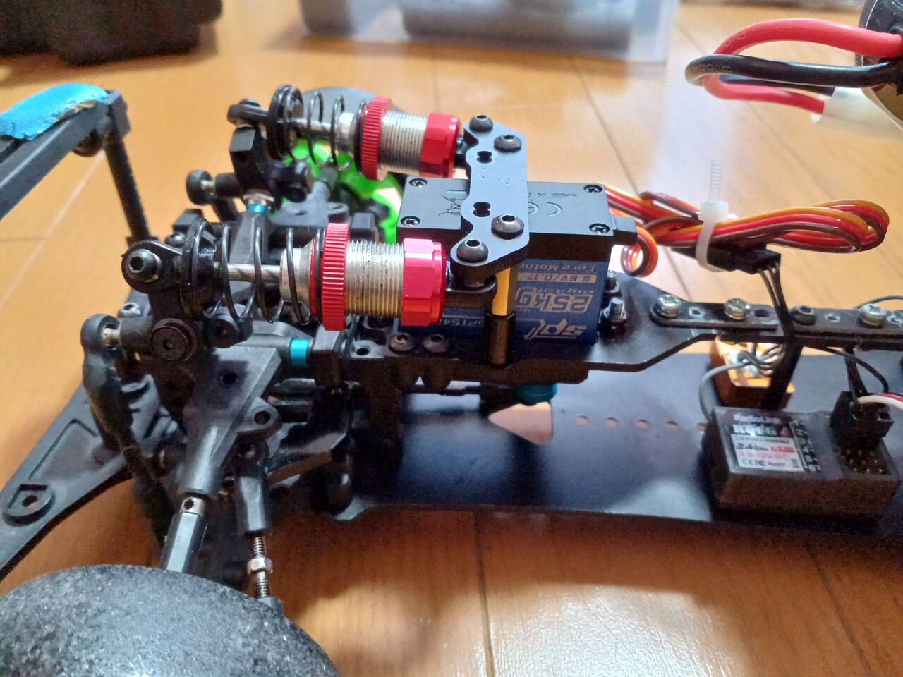 2025/2/25の作業：3Racing Sakura D5RRのアスファルトドリフト仕様への