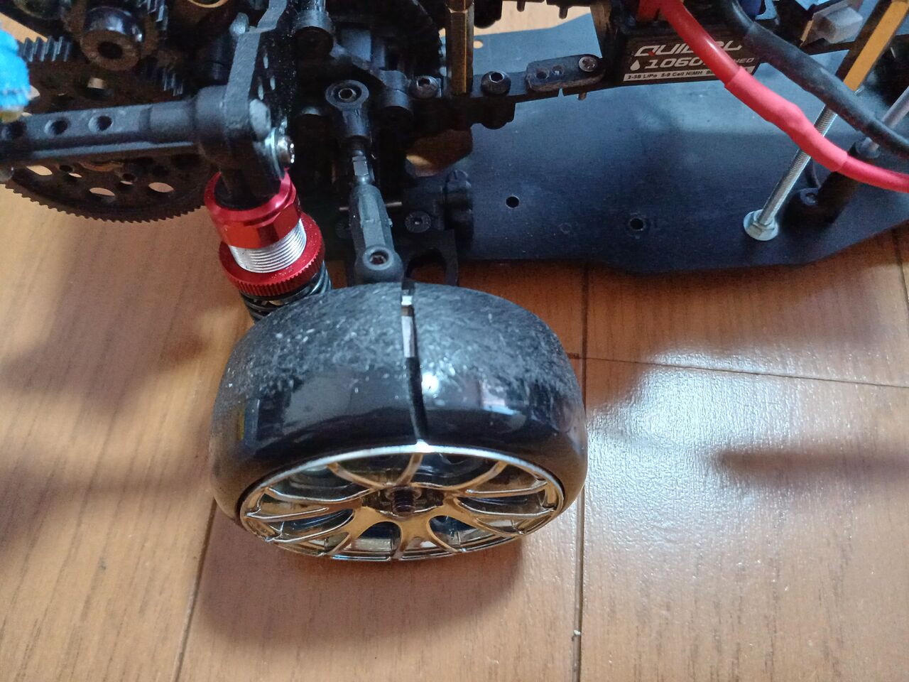 2025/2/25の作業：3Racing Sakura D5RRのアスファルトドリフト
