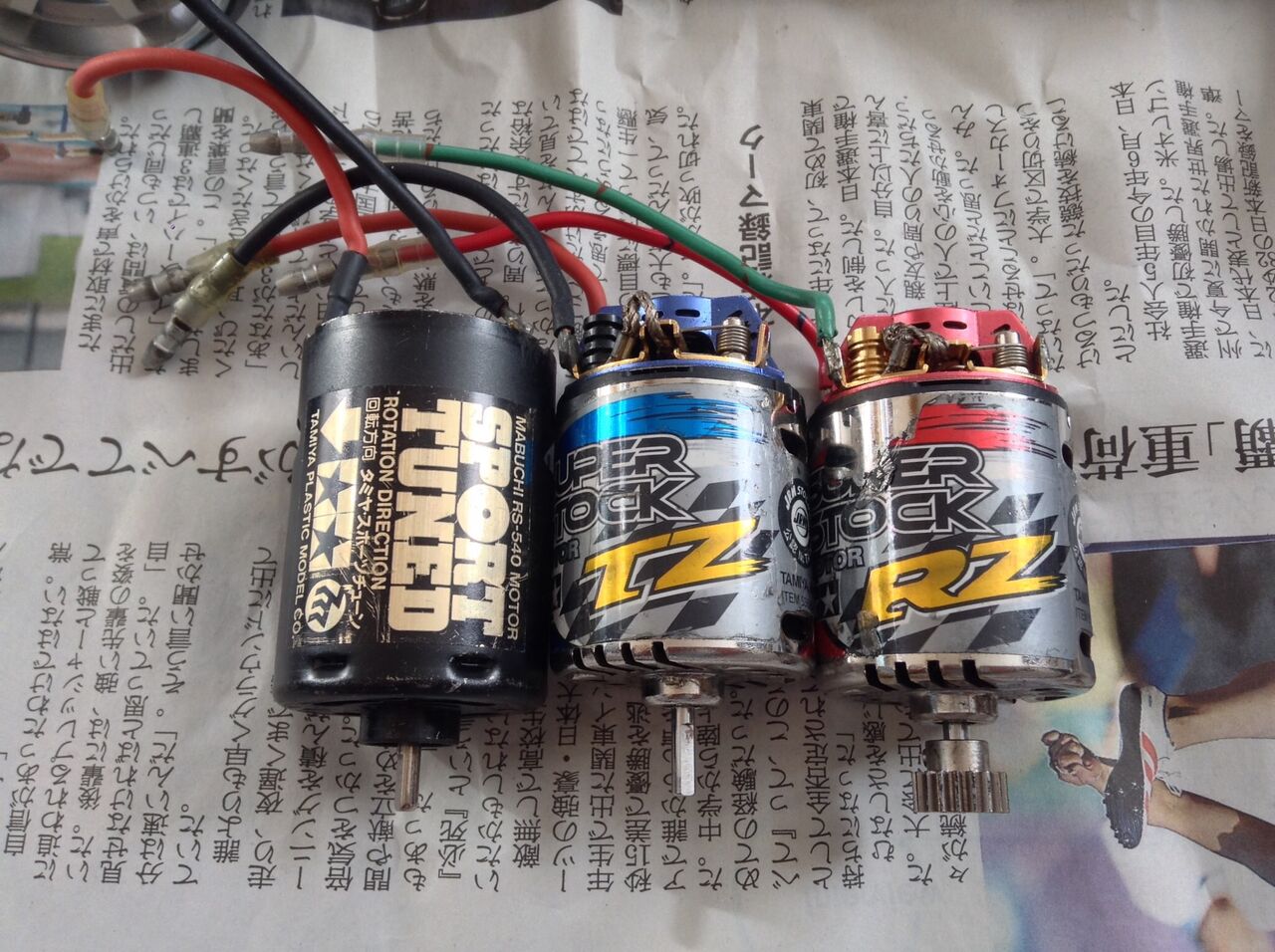 2022/12/3の作業：タミヤ TT-01のモーター交換 : お父さんの作業部屋