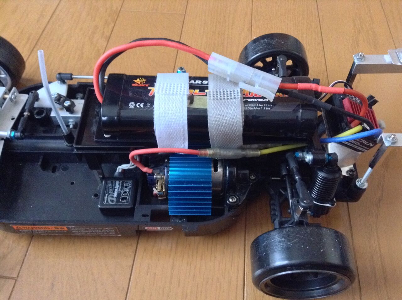 2023/1/2の作業:タミヤ TT-01のレイアウト変更再び② 2023/1/2の作業:タミヤ TT-01のレイアウト変更再び②